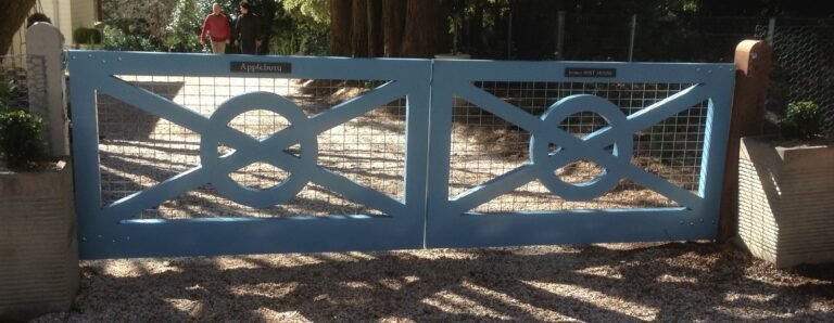 Two swing gates built by WTS